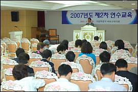 마포구약, 연수교육서 중요 회무내용 전달
