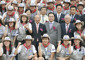 박카스 국토대장정, 600Km 완주 위해 첫 발