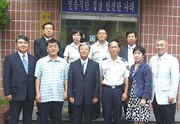 인천시약, 경찰지구대 5곳에 위문품 지원