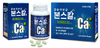 조아제약, 칼슘성분 함유 '본스칼정' 출시