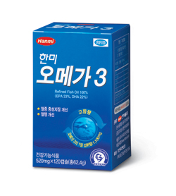 한미약품, 고함량 건기식 '한미오메가 3' 출시
