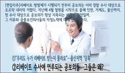 "리베이트 터지면 공보의"…검은 유혹에 '흔들'