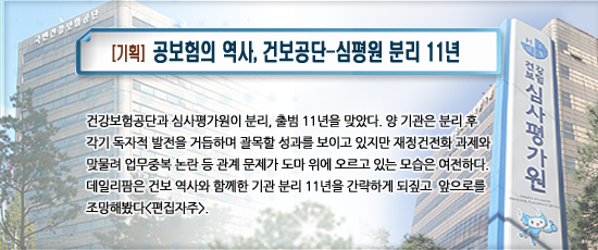 통합 공보험 쌍생아, 갈등과 경쟁 속 '성장가도'  