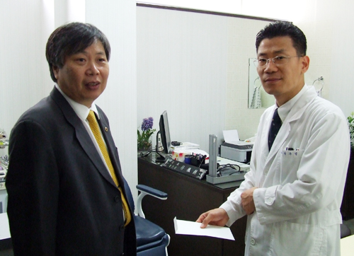 윤창겸 회장, 광주 수해지역 위로 방문