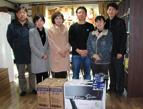 양천구약, 구내 천사의 집에 컴퓨터 기증

