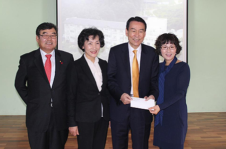 경기도약, 송천 한마음의 집에 약손사랑 전해