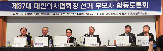 의협회장 후보 6인에게 민감한 약점 물었더니…