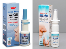 콧속건조완화제 동시출격 동아-한미 자존심 싸움