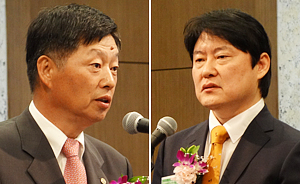 착잡한 경만호 회장...감개무량한 노환규 당선인
