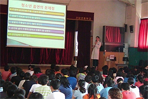 서울 강동구 이영민 약사, 약물 오남용 예방 교육
