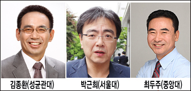 김종환-박근희-최두주, 후보단일화 온도차
