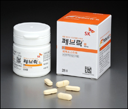 SK케미칼 통풍약 '페브릭정' 병포장으로 변경