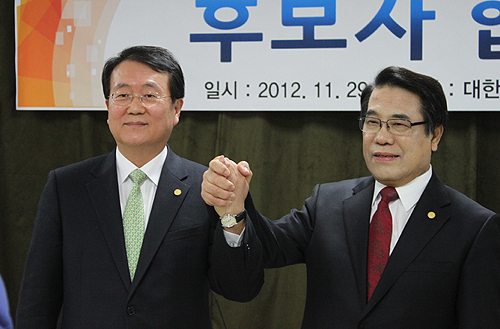 박인춘-조찬휘, 리턴매치…후보자질 검증에 주력