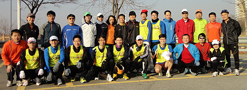 수도권약사 마라토너들 송년맞아 합동 훈련

