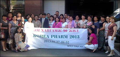 몽골 제약협회, 도매업체 YDP 물류창고 견학