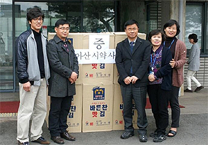 아산시약, 설날 맞아 불우이웃에 약손사랑
