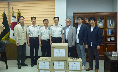 전주시약, 경찰에 구충제 등 의약품 지원