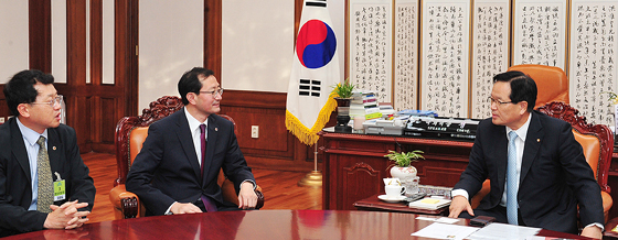 추무진 의협회장, 정의화 국회의장 면담