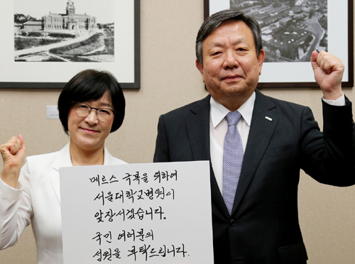 오병희 서울대병원장, 메르스 아이스버킷 동참