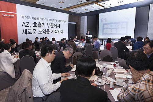 '심비코트' 탑재 AZ, 호흡기 사냥 나섰다

