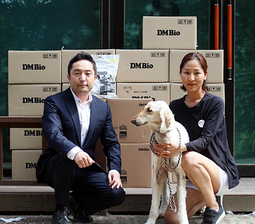 한신약품, 반려동물센터에 '균이팡' 전달