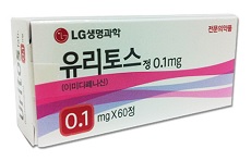 LG생과, 요실금약 유리토스 구강붕해정 허가받아