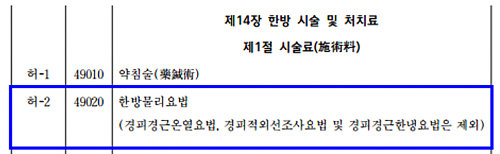 한방물리요법 자보 급여화 추진에 의협 "검증부터"