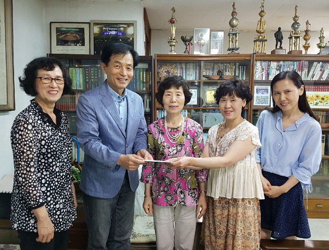 서울 중구약, 미얀마 의료봉사 지원금 전달
