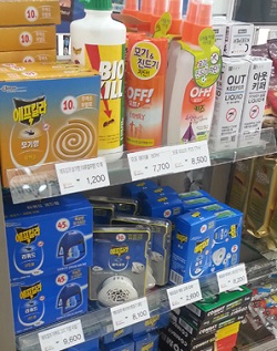 때이른 모기에 해충퇴치제 인기…약국, 제품 전진배치