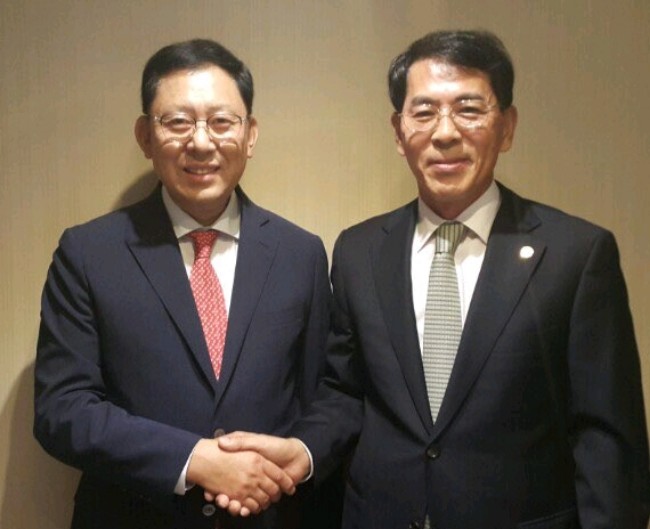 최광훈 "선거 승리에 최선"…함삼균 "힘 보태겠다" 