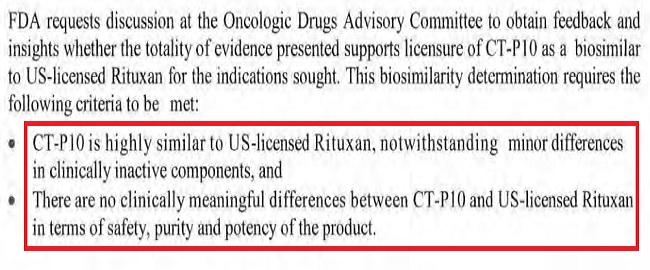 FDA, 셀트리온 트룩시마 긍정 평가…승인 가능성 고조 