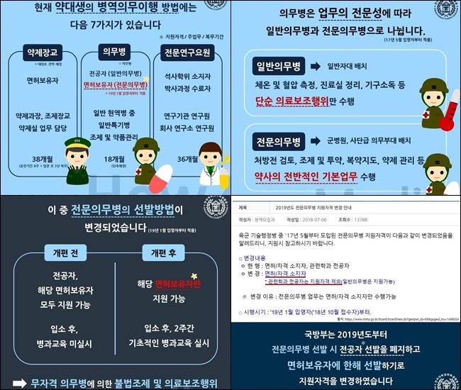 "약무장교·공중보건약사 법제화로 약화사고 막자"