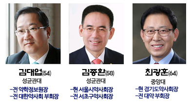 대세론 김대업…세몰이 시동 김종환…저력의 최광훈