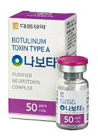 대웅제약, 톡신 '나보타' 눈가주름 개선 적응증 획득