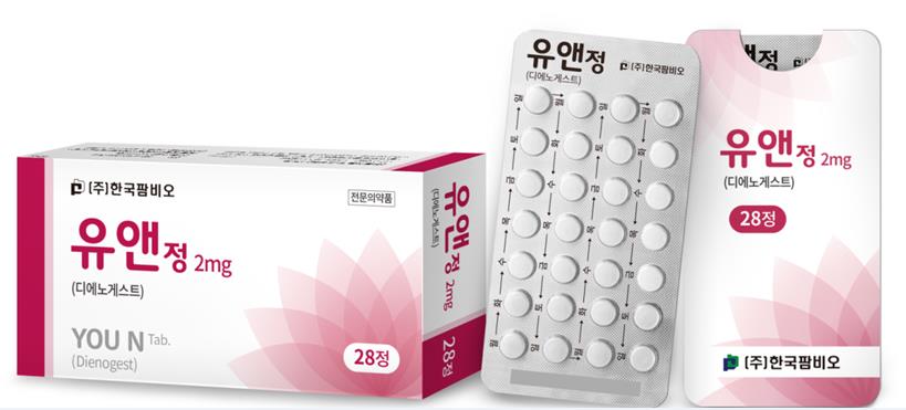 한국팜비오, 자궁내막증 치료제 '유앤정' 출시
