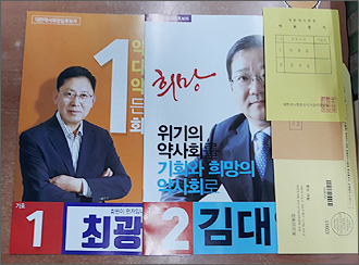 "약사회장 투표 이렇게 하세요"…○, √ 표기만 인정