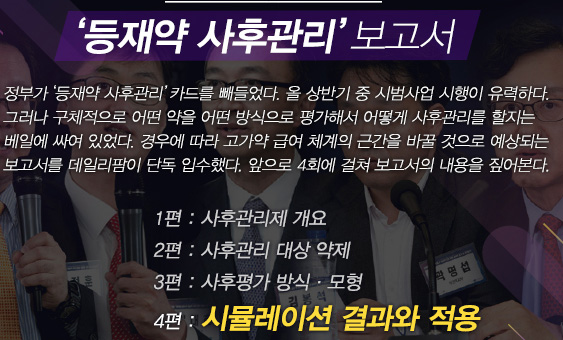 항암제 대상 사후관리 시뮬레이션…결과는 '급여퇴출'