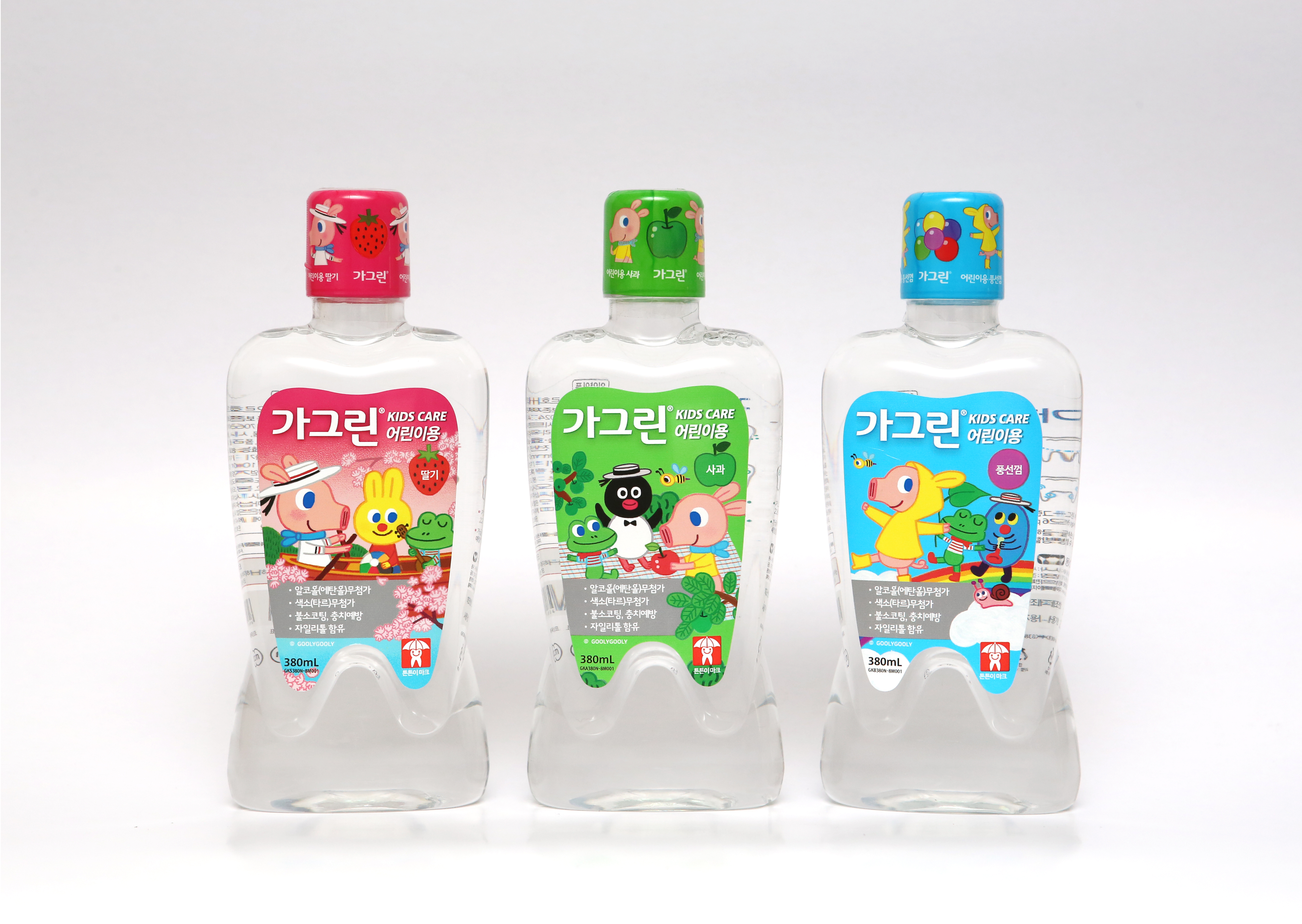동아, 어린이용 가그린 '굴리굴리 프렌즈' 리뉴얼