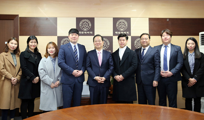 김대업 회장, 전약협 대표 학생들과 만나 의견수렴