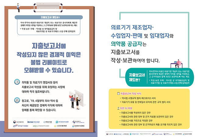 "지출보고서 안내면 처벌"…복지부, 리베이트 근절 홍보