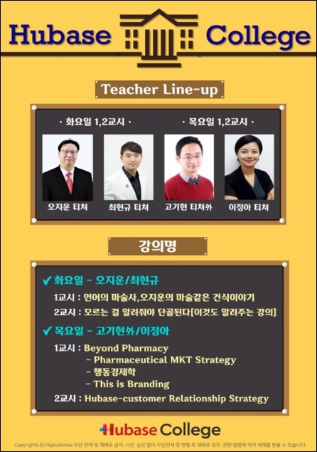 휴베이스, 약사회원 대상 '휴칼리지 2기' 오픈