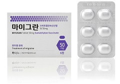 유유제약, 수마트립탄 성분 편두통치료제 출시
