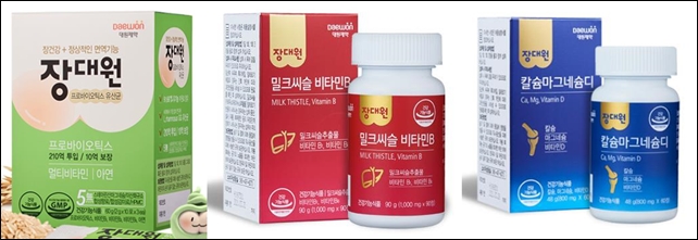 대원제약, 장대원 건기식 라인업 확장...약국시장 공략