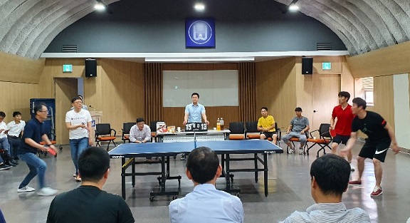 한화제약, 직원 탁구대회 실시…우승팀에 숙박권 등 제공