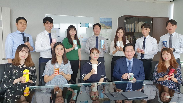 하나제약 이윤하 대표, 플라스틱 프리 챌린지 동참