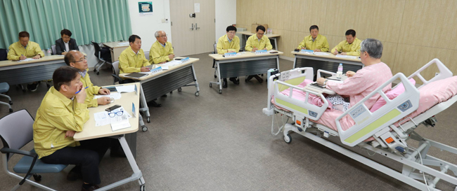 태풍 13호 '링링' 북상…건보공단 긴급 대처상황 점검
