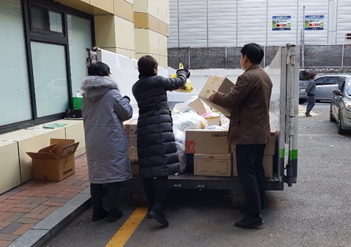 송파구약, 관내 약국에 모인 폐의약품 800kg 폐기 