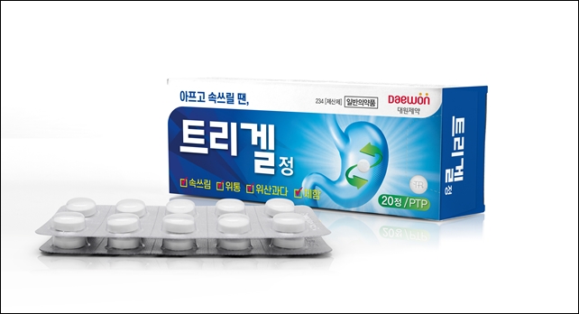 대원제약, 위장약 신제품 트리겔정 출시