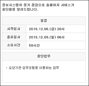 병의원·약국 전산청구 9일 오전 6시까지 중단