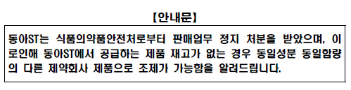 판매업무정지 89품목 처분...대체조제 카드 부상